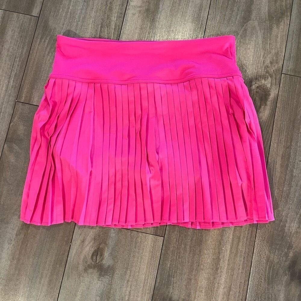 Fabletics Pink‎ Athletic Workout Skort Women Large Bin O-62